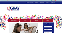Desktop Screenshot of grayschoolofmusic.com