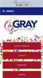 Mobile Screenshot of grayschoolofmusic.com